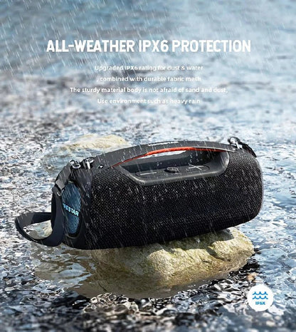 Bluetooth Speaker 100w Subwoofer Speaker High Quality Loud Portable Audio Player A60 Bluetooth Connectivity Home Microphone - RELUX.STORE