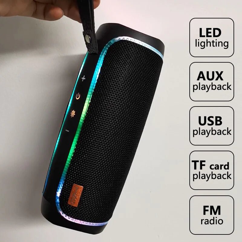 Bluetooth Speaker Wireless Waterproof Outdoor Stereo Bass USB/TF/FM Radio LOUD - RELUX.STORE