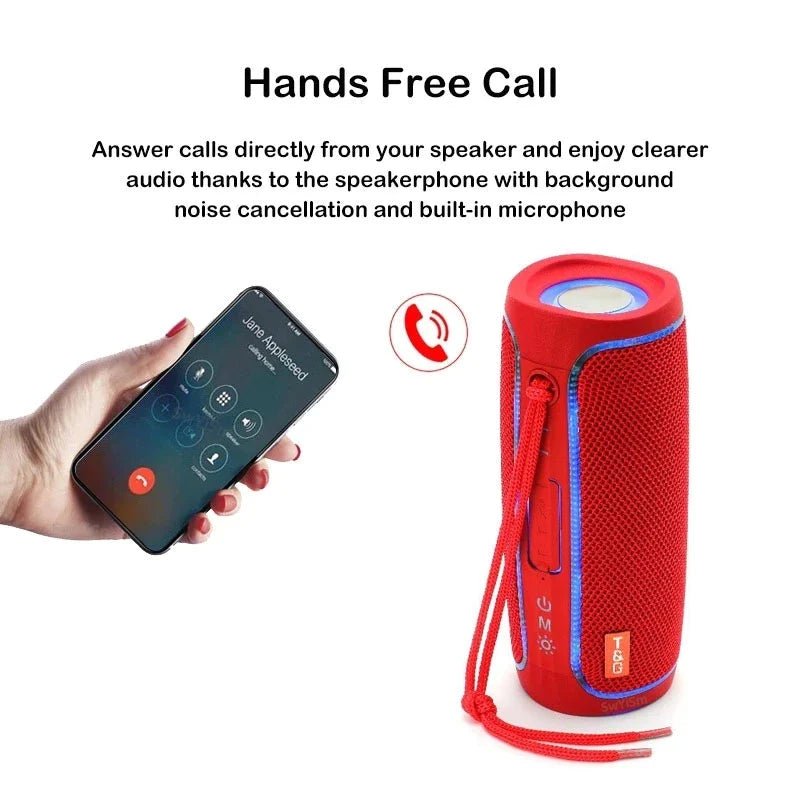 Bluetooth Speaker Wireless Waterproof Outdoor Stereo Bass USB/TF/FM Radio LOUD - RELUX.STORE
