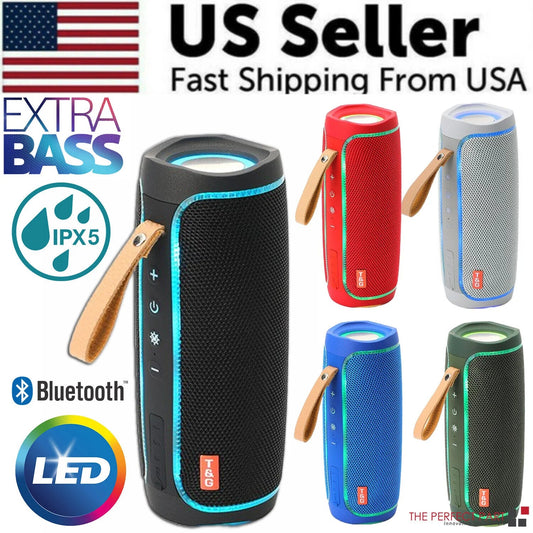 Bluetooth Speaker Wireless Waterproof Outdoor Stereo Bass USB/TF/FM Radio LOUD - RELUX.STORE