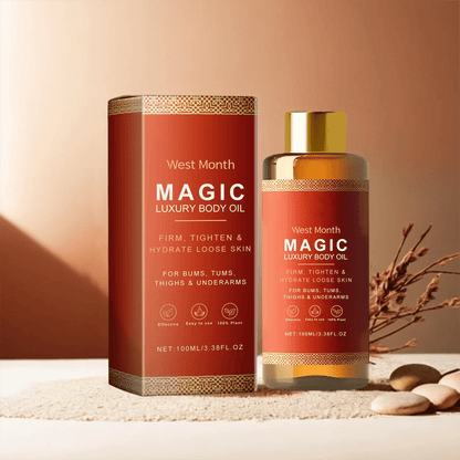 Body Firming Oil Deep Moisturizing Dry Skin Improve Sagging Skin Tightening Chest Thighs Nourishing Magic Luxury Body Care 100ml - RELUX.STORE