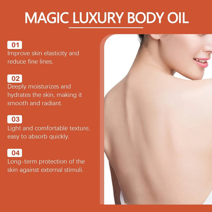 Body Firming Oil Deep Moisturizing Dry Skin Improve Sagging Skin Tightening Chest Thighs Nourishing Magic Luxury Body Care 100ml - RELUX.STORE