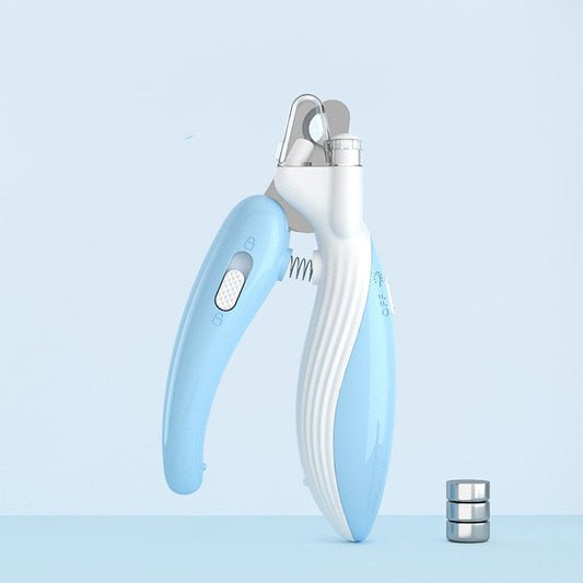 Pet Nail Clippers Dog Nail Clippers Cat Nail Clippers LED Electric Nail Grinder Pet Supplies LED Light Pet Nail Clippers topwinson
