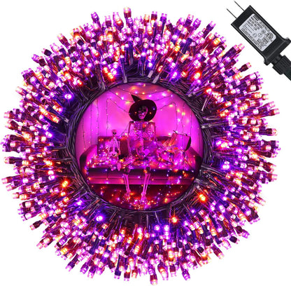 114Ft Christmas String Lights - Outdoor, 300 LED Connectable with Timer, 8 Modes Tree Lights Fairy Twinkle for Garden, Wedding, Indoor/Outdoor Xmas Decor (Cool White)