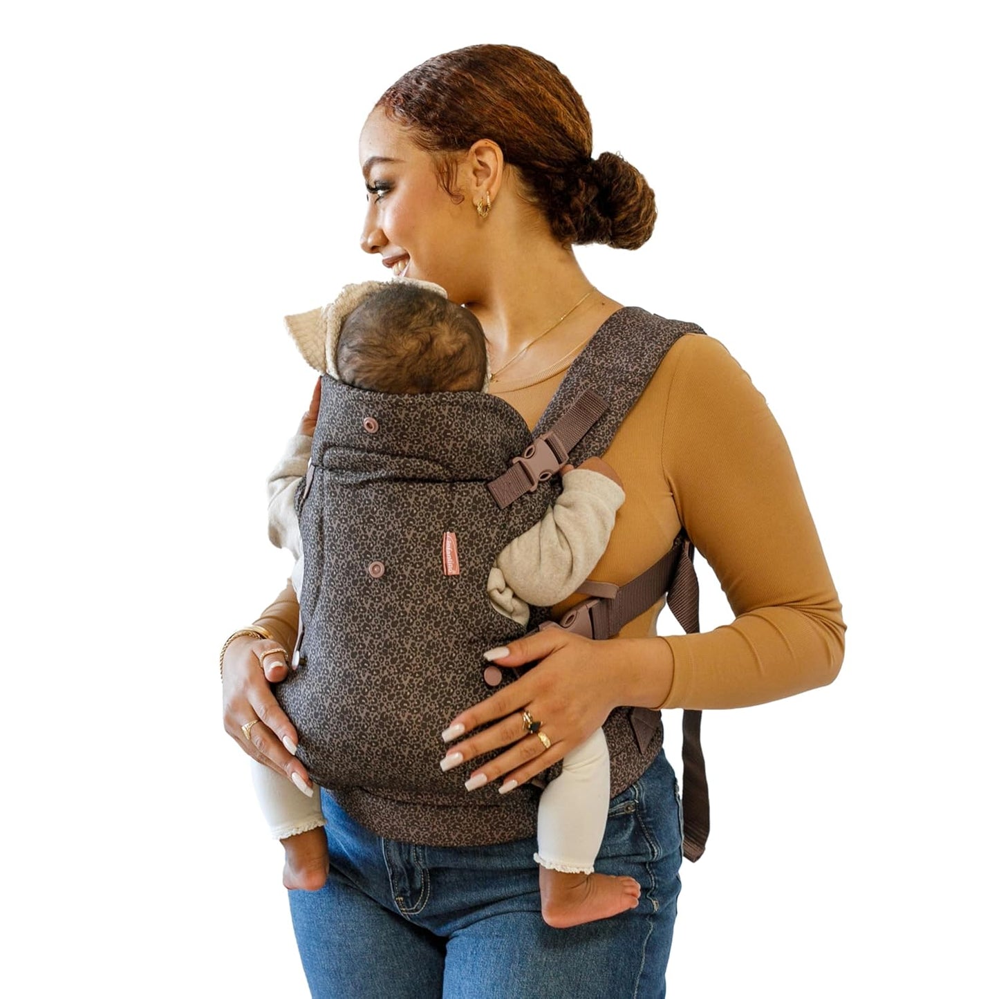 Flip 4-In-1 Light & Airy Convertible Baby Carrier, Adjustable, Ergonomic Babywearing, Registry Essential, Baby Carrier for Newborn to Toddler
