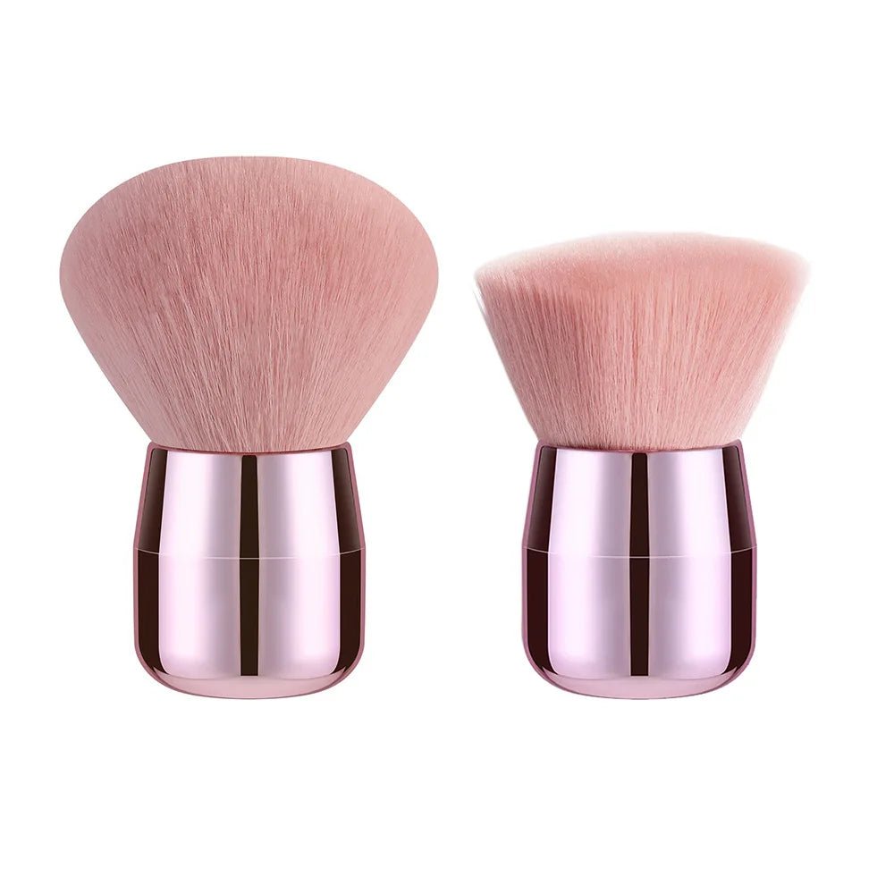 CALIYI 1/2 PCS Fluffy Loose Powder Blush Brushes Portable MINI Luxury Makeup Brush Travel Cosmetic Make Up Tools For Women Girls - RELUX.STORE