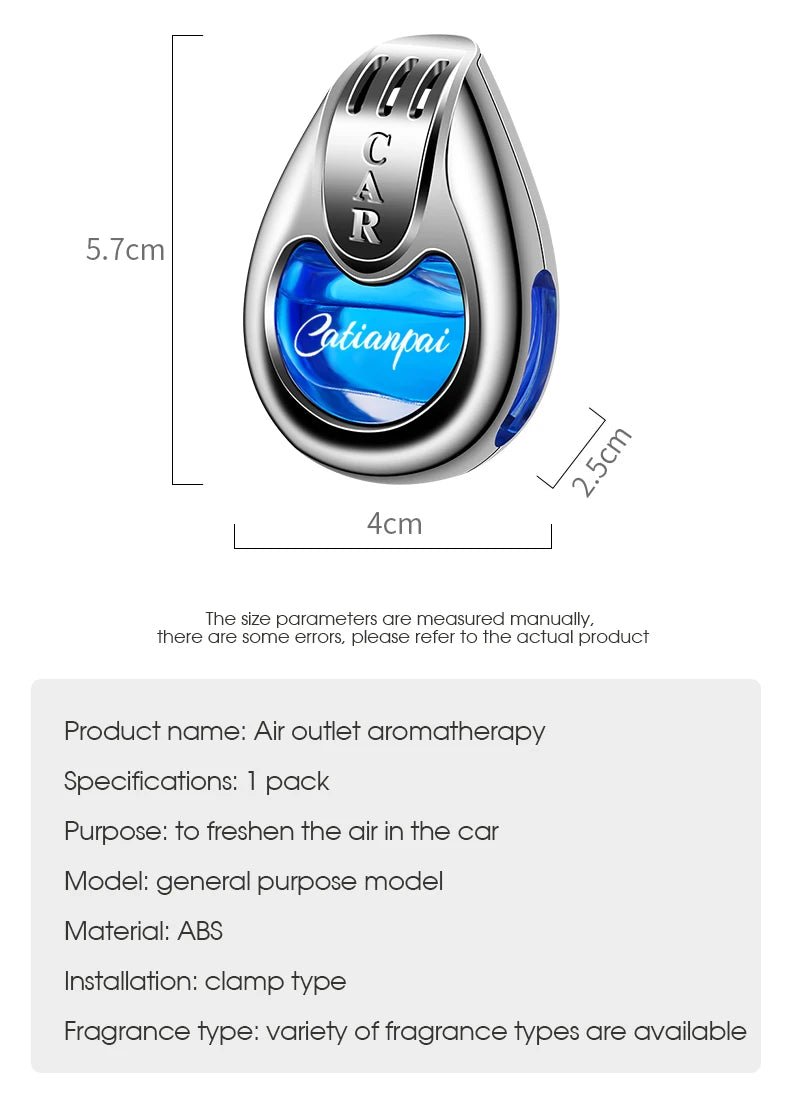 "Car Air Freshener Fragrance – Creative Vent Diffuser Pendant, Long - Lasting Aromatherapy Scent for Auto Interiors" - RELUX.STORE