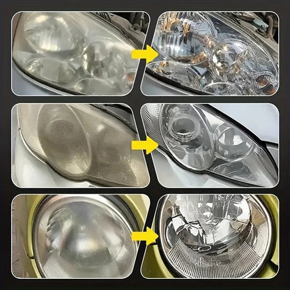 "Car Headlight Restoration Polishing Kit – Scratch Remover & Oxidation Cleaner Paste for Headlamp Repair | Clear Lens Restoration Tool" - RELUX.STORE