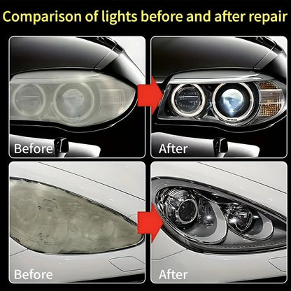 "Car Headlight Restoration Polishing Kit – Scratch Remover & Oxidation Cleaner Paste for Headlamp Repair | Clear Lens Restoration Tool" - RELUX.STORE