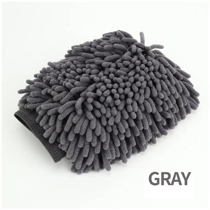 "Car Wash Gloves – Chenille Plush Double - Sided Cleaning Gloves for Car Detailing, Thickened Auto Cleaning Tool" - RELUX.STORE
