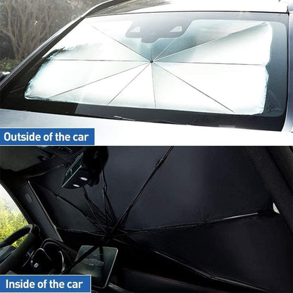 "Car Windshield Sun Shade Umbrella – Foldable UV Protection Sunshade for Front Window | Heat - Resistant Car Sun Blocker" - RELUX.STORE