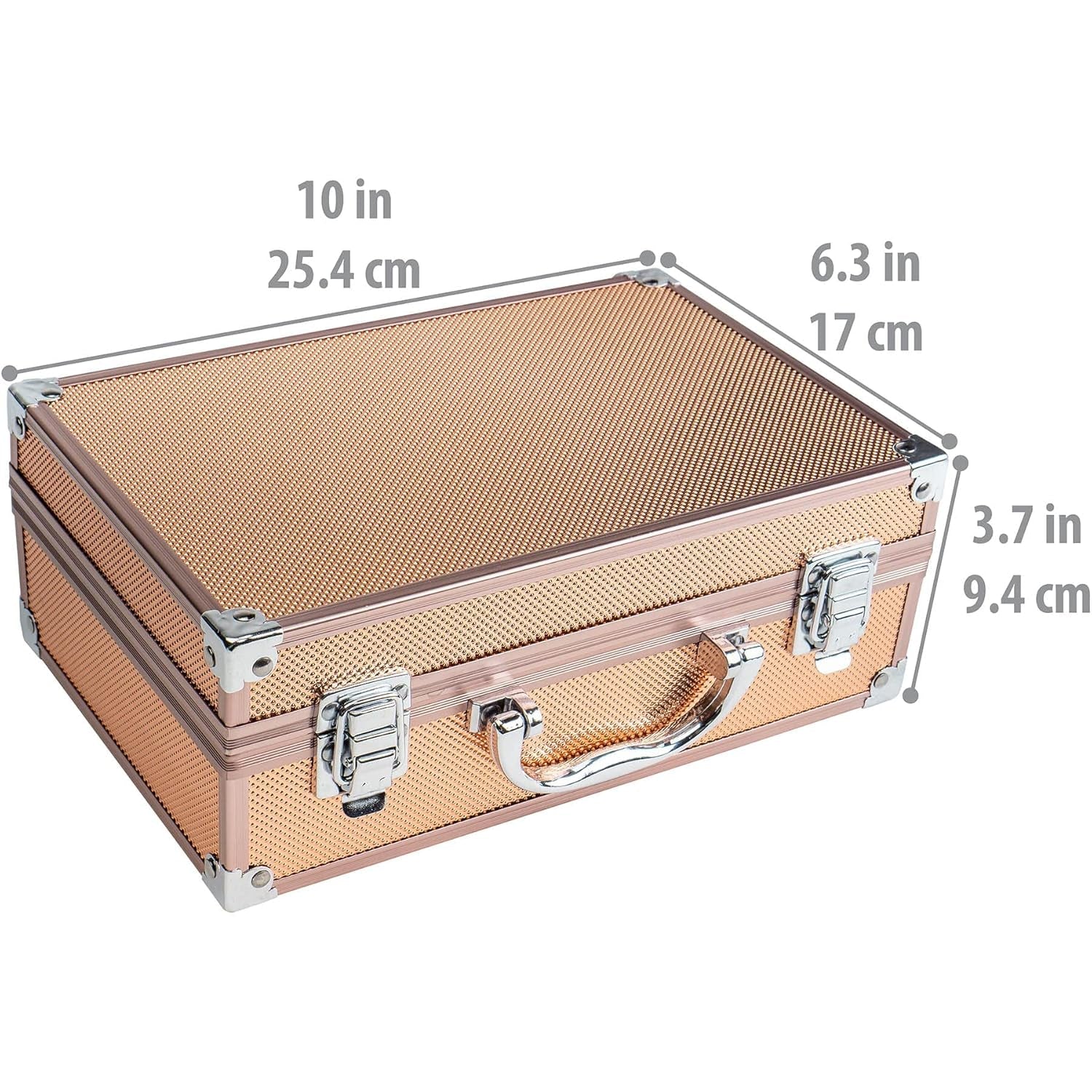 Carry All Make up Train Case with Pro Makeup Set, Beauty Brushes, Lipsticks, Eye Shadows, Blushes, Powders, and More - Reusable Cosmetics Storage Organizer - Premium Gift Packaging - Pink - RELUX.STORE