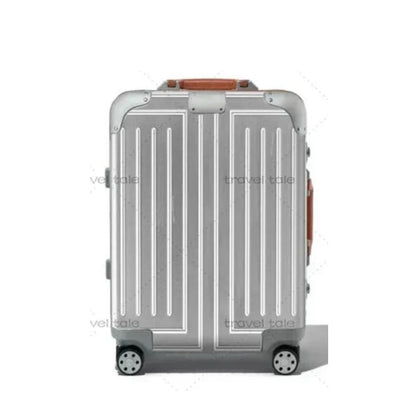 Carrylove 20"26"30 Inch Big Aluminum Trolley Suitcase Trunk Metallic Large Rolling Luggage Bag On Wheels - RELUX.STORECarrylove 20"26"30 Inch Big Aluminum Trolley Suitcase Trunk Metallic Large Rolling Luggage Bag On Wheels