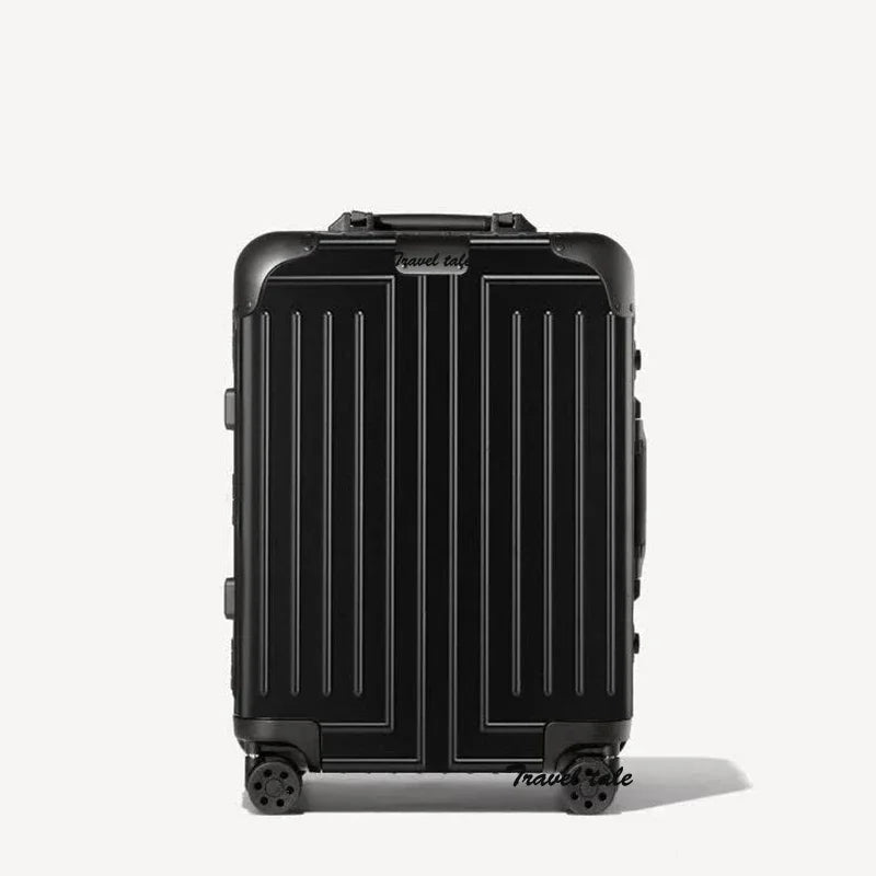 Carrylove 20"26"30 Inch Big Aluminum Trolley Suitcase Trunk Metallic Large Rolling Luggage Bag On Wheels - RELUX.STORECarrylove 20"26"30 Inch Big Aluminum Trolley Suitcase Trunk Metallic Large Rolling Luggage Bag On Wheels