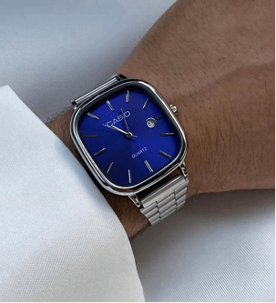 Casio Silver Blue Watch - RELUX.STORE