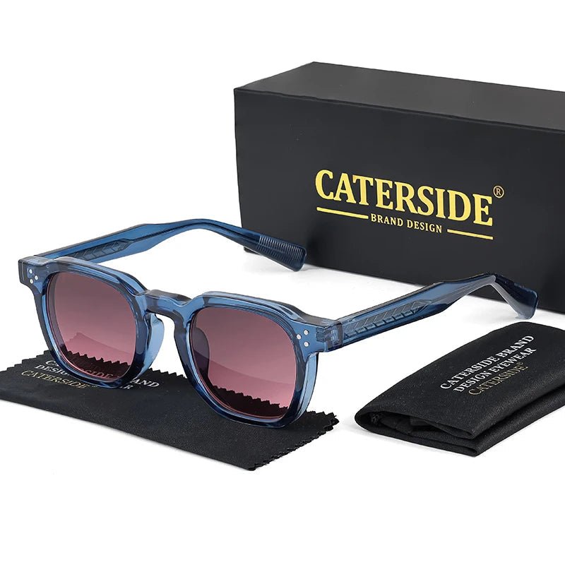 “CATERSIDE Fashion Men’s & Women’s Sunglasses – Small Square Frame, Personalized Design | Stylish Sun Glasses for Travel, Party, Business & Festivals” - RELUX.STORE