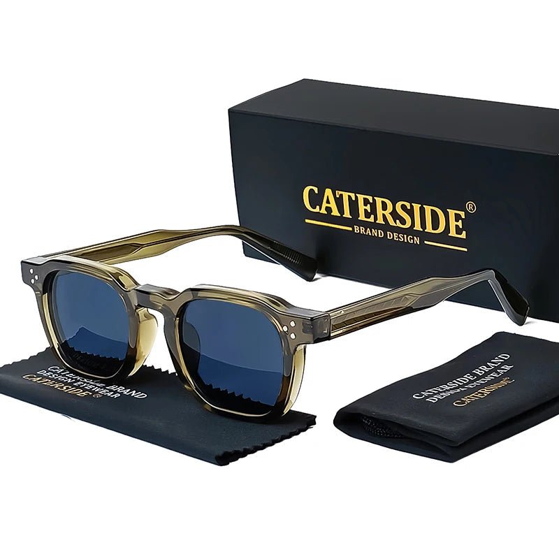 “CATERSIDE Fashion Men’s & Women’s Sunglasses – Small Square Frame, Personalized Design | Stylish Sun Glasses for Travel, Party, Business & Festivals” - RELUX.STORE