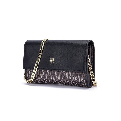CHCH Women's Shoulder Bag New Magnetic Flip Chain Bag Brown Small Square Bag Wallet - RELUX.STORE