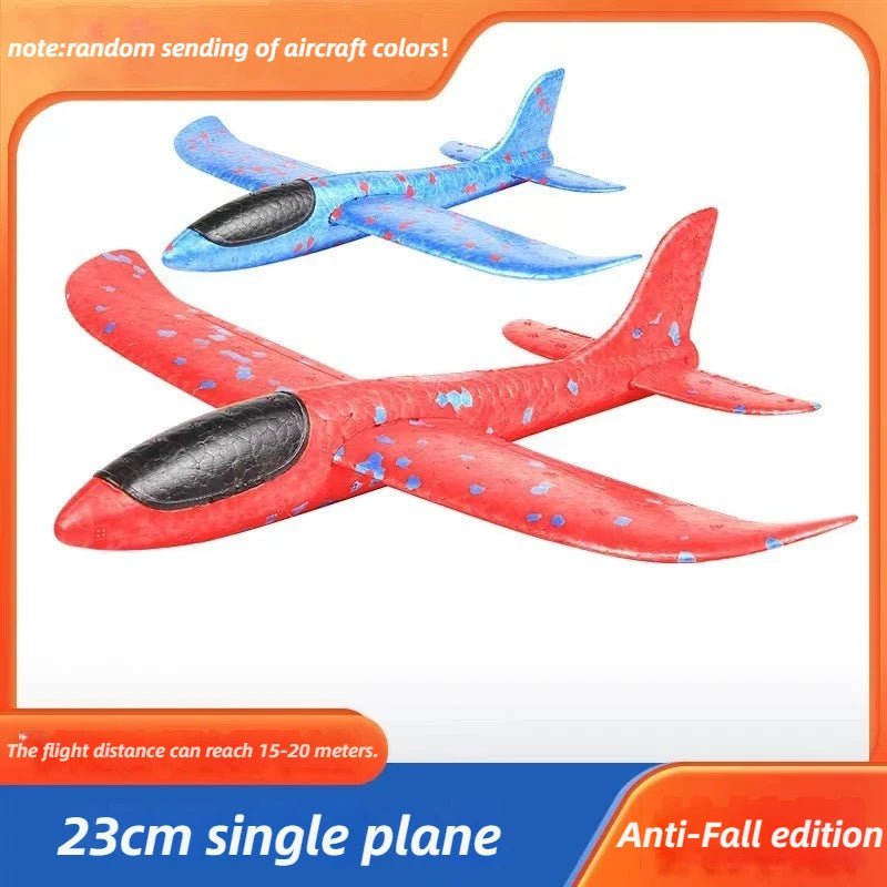 “Children’s Foam Aircraft Glider Toy – Ejection Flying Plane for Outdoor Play, Parent - Child Games & Kids Gifts” - RELUX.STORE