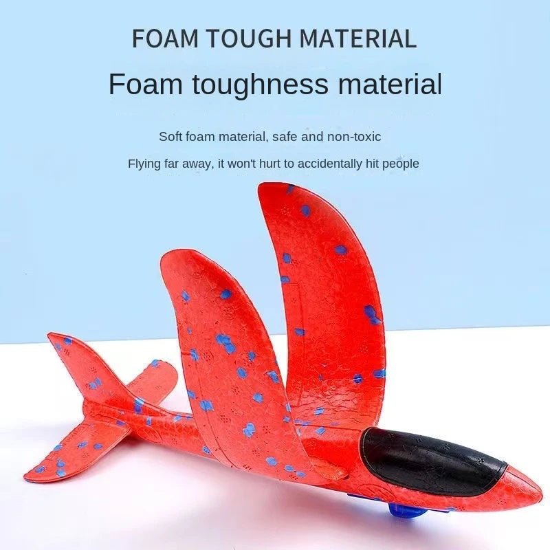 “Children’s Foam Aircraft Glider Toy – Ejection Flying Plane for Outdoor Play, Parent - Child Games & Kids Gifts” - RELUX.STORE
