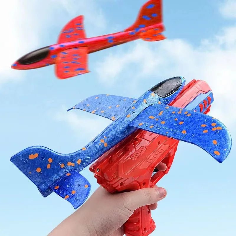 “Children’s Foam Aircraft Glider Toy – Ejection Flying Plane for Outdoor Play, Parent - Child Games & Kids Gifts” - RELUX.STORE