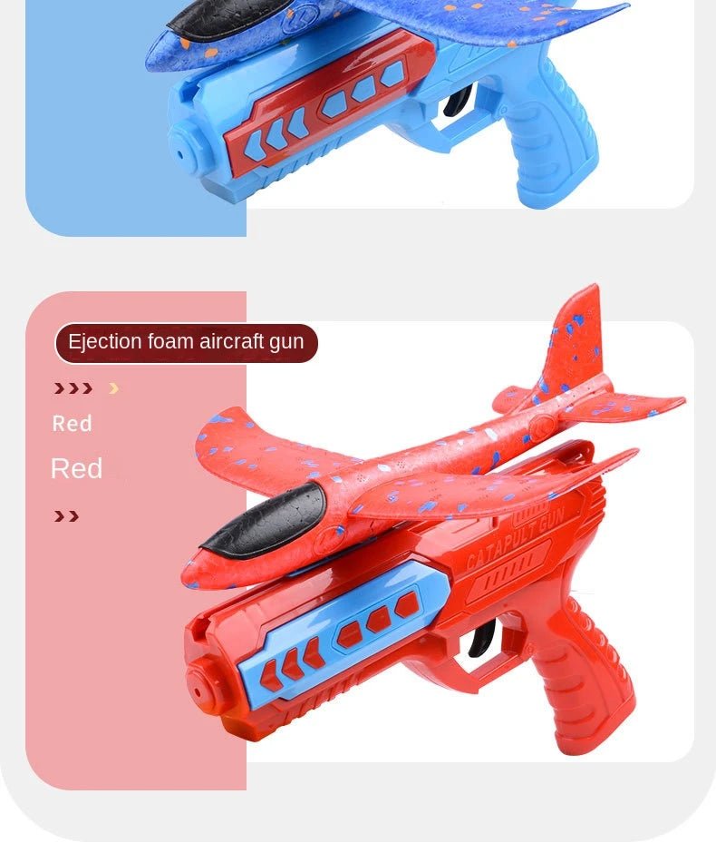 “Children’s Foam Aircraft Glider Toy – Ejection Flying Plane for Outdoor Play, Parent - Child Games & Kids Gifts” - RELUX.STORE