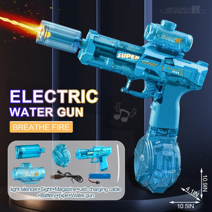 “Children’s High - Pressure Electric Water Gun – Automatic Outdoor Pool & Beach Toy for Kids, Summer Water Fight Games & Gifts” - RELUX.STORE