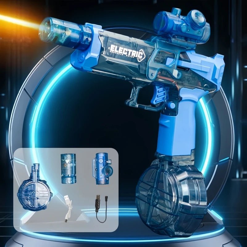 “Children’s High - Pressure Electric Water Gun – Automatic Outdoor Pool & Beach Toy for Kids, Summer Water Fight Games & Gifts” - RELUX.STORE