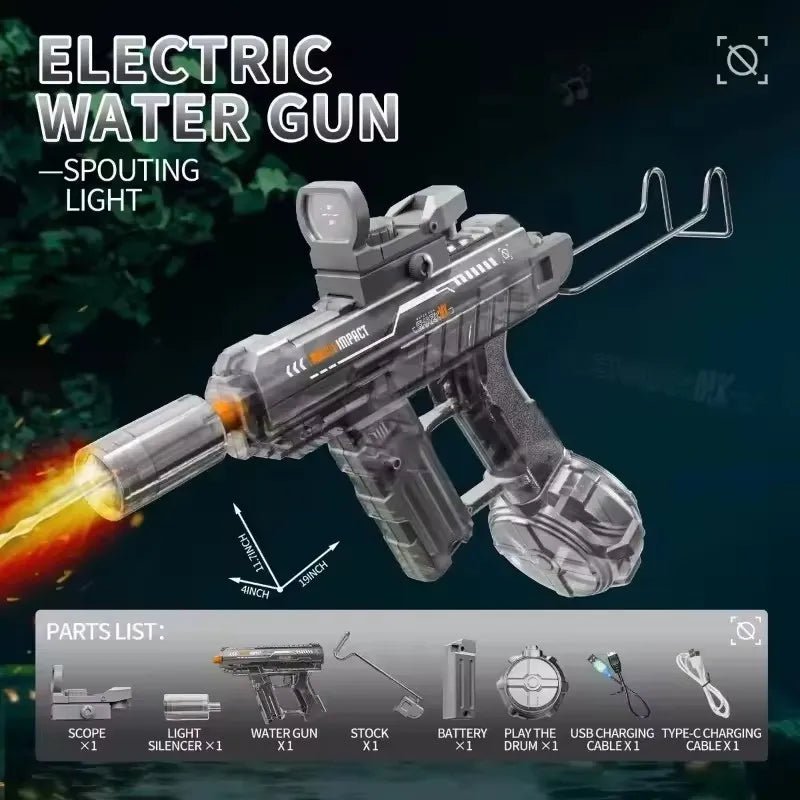 “Children’s High - Pressure Electric Water Gun – Automatic Outdoor Pool & Beach Toy for Kids, Summer Water Fight Games & Gifts” - RELUX.STORE