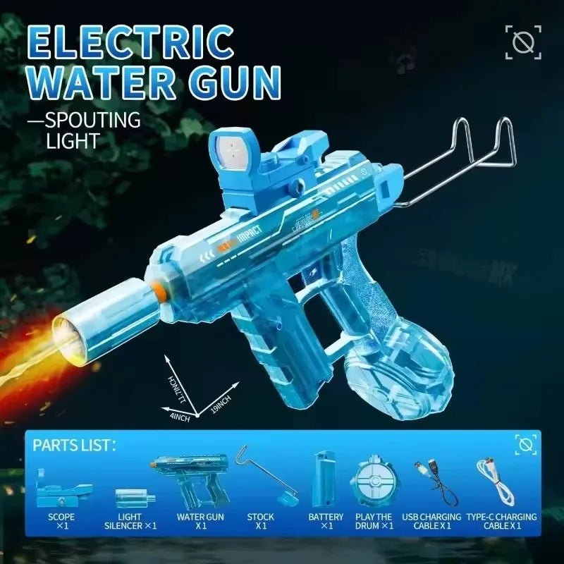 “Children’s High - Pressure Electric Water Gun – Automatic Outdoor Pool & Beach Toy for Kids, Summer Water Fight Games & Gifts” - RELUX.STORE
