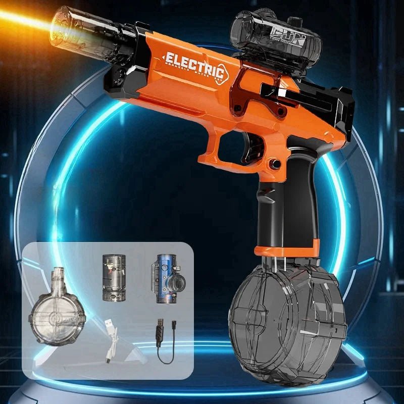 “Children’s High - Pressure Electric Water Gun – Automatic Outdoor Pool & Beach Toy for Kids, Summer Water Fight Games & Gifts” - RELUX.STORE
