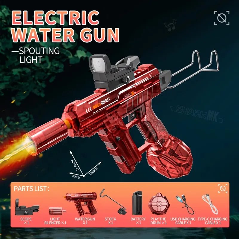 “Children’s High - Pressure Electric Water Gun – Automatic Outdoor Pool & Beach Toy for Kids, Summer Water Fight Games & Gifts” - RELUX.STORE