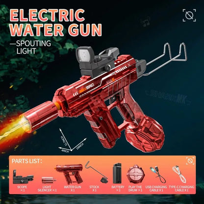 “Children’s High - Pressure Electric Water Gun – Automatic Outdoor Pool & Beach Toy for Kids, Summer Water Fight Games & Gifts” - RELUX.STORE