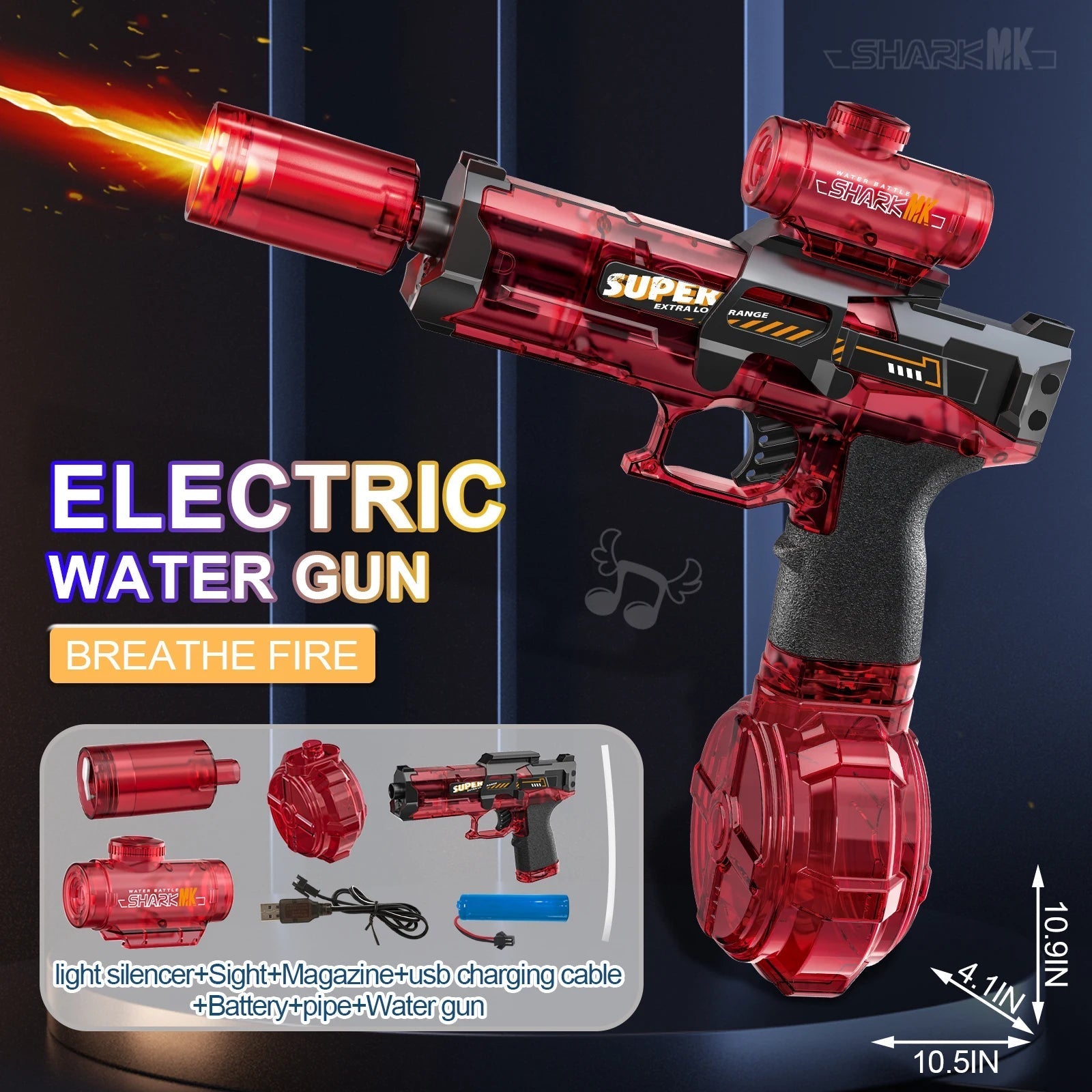 “Children’s High - Pressure Electric Water Gun – Automatic Outdoor Pool & Beach Toy for Kids, Summer Water Fight Games & Gifts” - RELUX.STORE