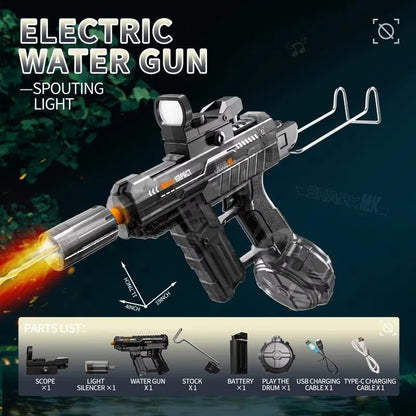 “Children’s High - Pressure Electric Water Gun – Automatic Outdoor Pool & Beach Toy for Kids, Summer Water Fight Games & Gifts” - RELUX.STORE