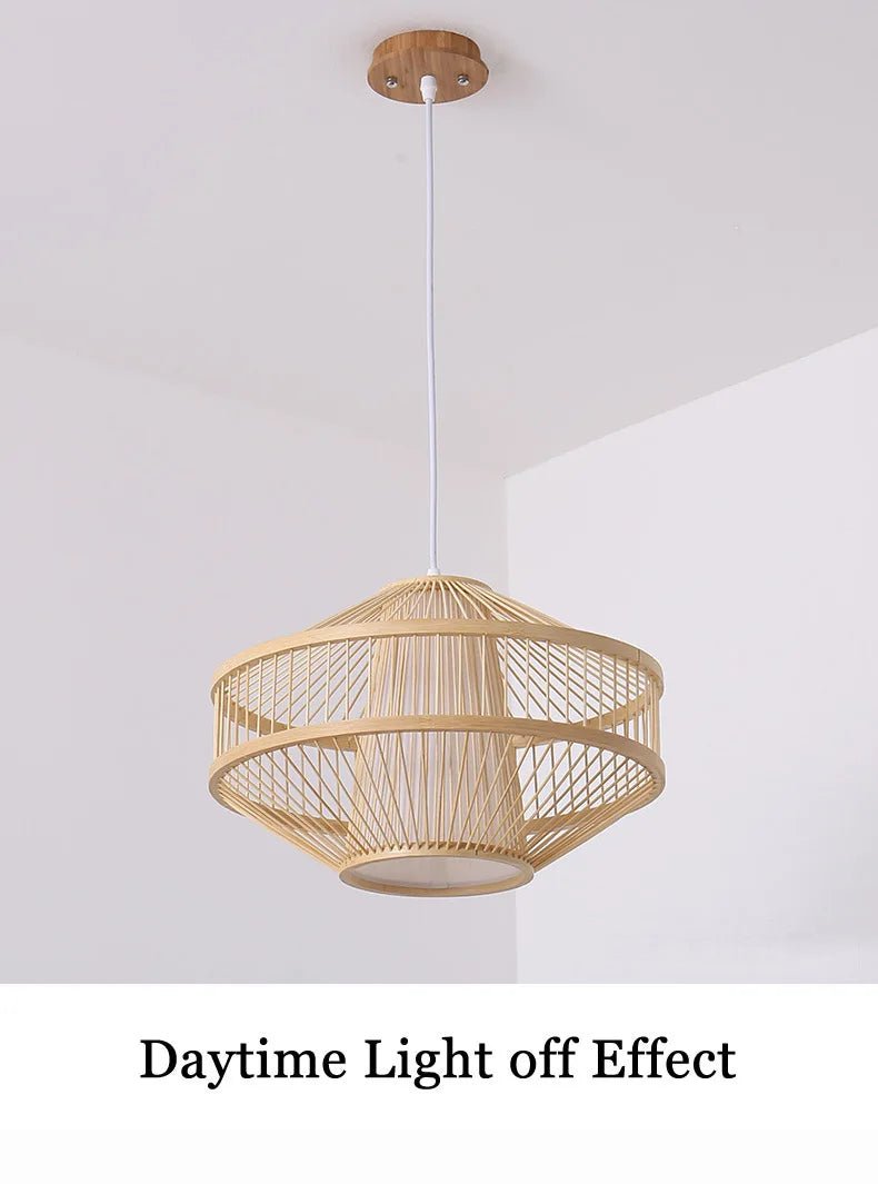 💡 "Chinese Style Bamboo Chandelier – Creative Pendant Lamp for Restaurant, Bar, Hot Pot Shop & Teahouse, Modern Zen Bamboo Lighting" - RELUX.STORE