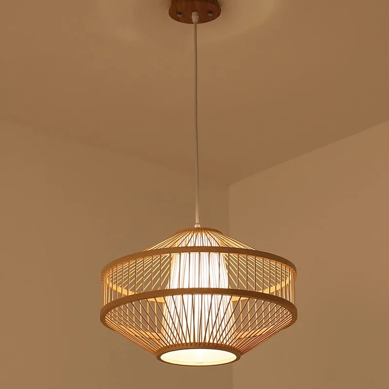 💡 "Chinese Style Bamboo Chandelier – Creative Pendant Lamp for Restaurant, Bar, Hot Pot Shop & Teahouse, Modern Zen Bamboo Lighting" - RELUX.STORE