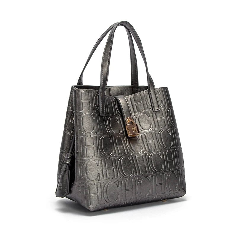 Classic Simple Solid Color Women's New 2024 Large Capacity Handbag Letter Element Women's Handbag - RELUX.STORE
