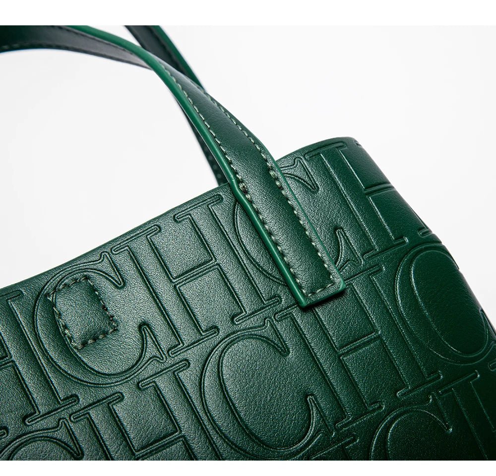 Classic Simple Solid Color Women's New 2024 Large Capacity Handbag Letter Element Women's Handbag - RELUX.STORE