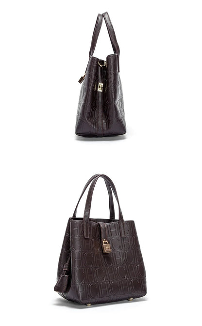 Classic Simple Solid Color Women's New 2024 Large Capacity Handbag Letter Element Women's Handbag - RELUX.STORE