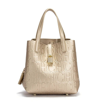 Classic Simple Solid Color Women's New 2024 Large Capacity Handbag Letter Element Women's Handbag - RELUX.STORE