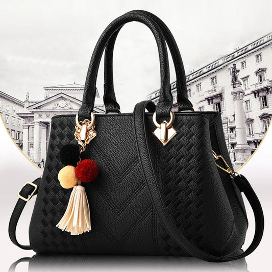 Classic Women Genuine Leather Bags High Quality Vintage Messenger Bags Luxury Women Tote Handbags for Ladies Shopper Female Bag - RELUX.STORE
