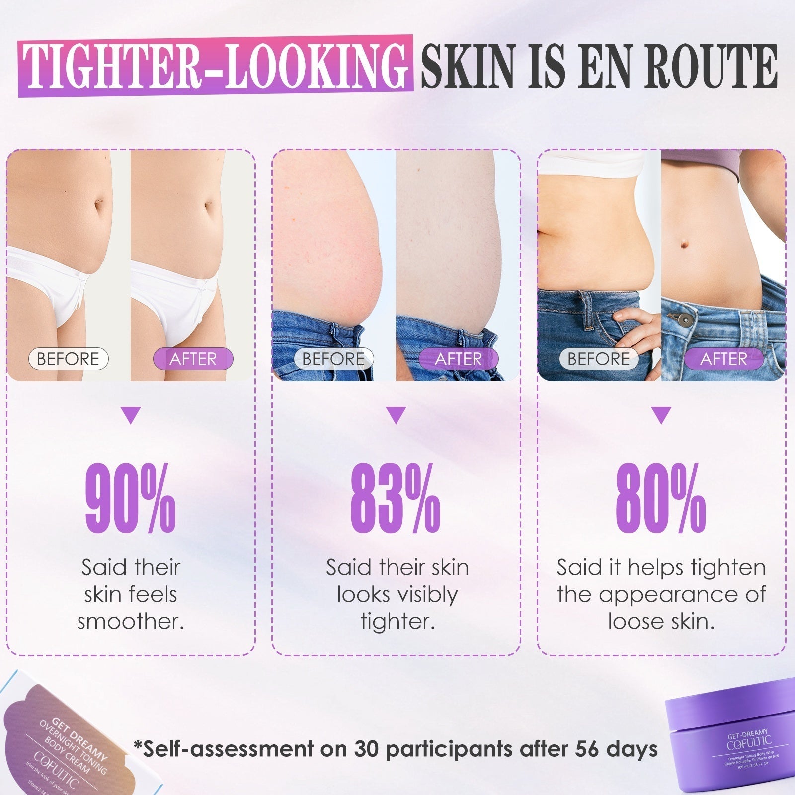 "Cofultic Night Sleep Tightening Cream – Anti - Wrinkle Face Cream for Firming, Lifting & Smoothing Fine Lines | Hydrating Night Skincare" - RELUX.STORE