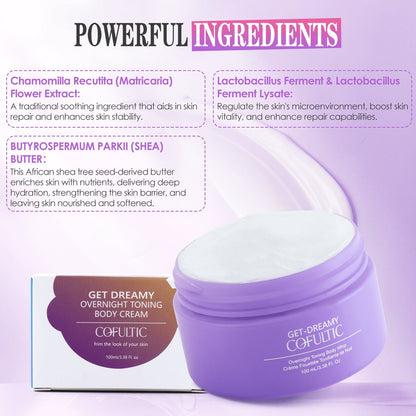 "Cofultic Night Sleep Tightening Cream – Anti - Wrinkle Face Cream for Firming, Lifting & Smoothing Fine Lines | Hydrating Night Skincare" - RELUX.STORE