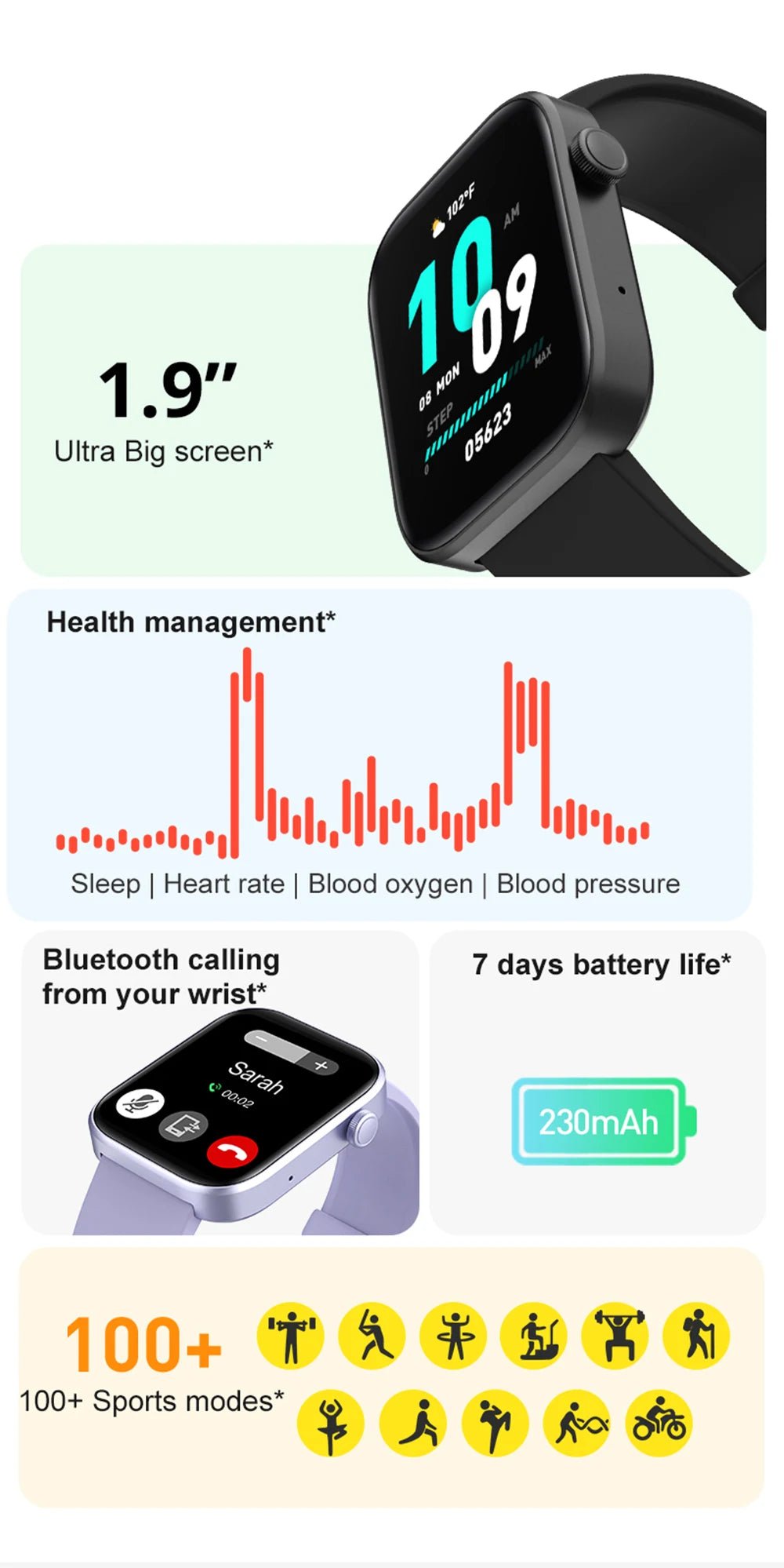 COLMI P71 Voice Calling Smartwatch Men Health Monitoring IP68 Waterproof Smart Notifications Voice Assistant Smart Watch Women - RELUX.STORE