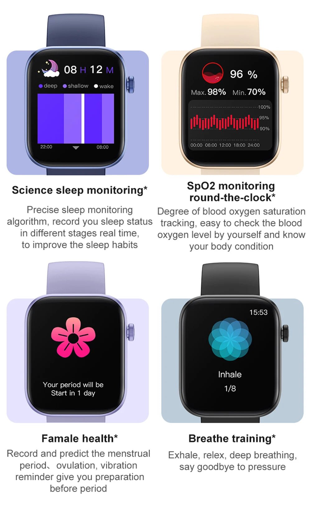 COLMI P71 Voice Calling Smartwatch Men Health Monitoring IP68 Waterproof Smart Notifications Voice Assistant Smart Watch Women - RELUX.STORE