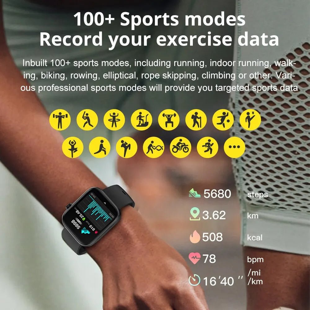 COLMI P71 Voice Calling Smartwatch Men Health Monitoring IP68 Waterproof Smart Notifications Voice Assistant Smart Watch Women - RELUX.STORE