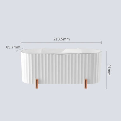 Cotton Swab Organizer Holder Cotton Pad Storage Box Transparent Remover Paper Makeup Box With Lid Dustproof Desktop Makeup - RELUX.STORE