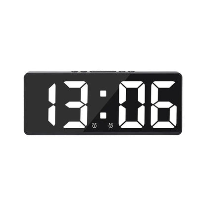 Creative Number Clock Color Nightlight Temperature Calendar Alarm Clock LED Large Number Electronic Clock Backlight Home Decor - RELUX.STORE