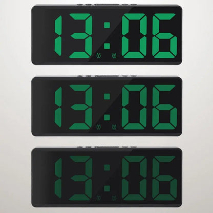 Creative Number Clock Color Nightlight Temperature Calendar Alarm Clock LED Large Number Electronic Clock Backlight Home Decor - RELUX.STORE
